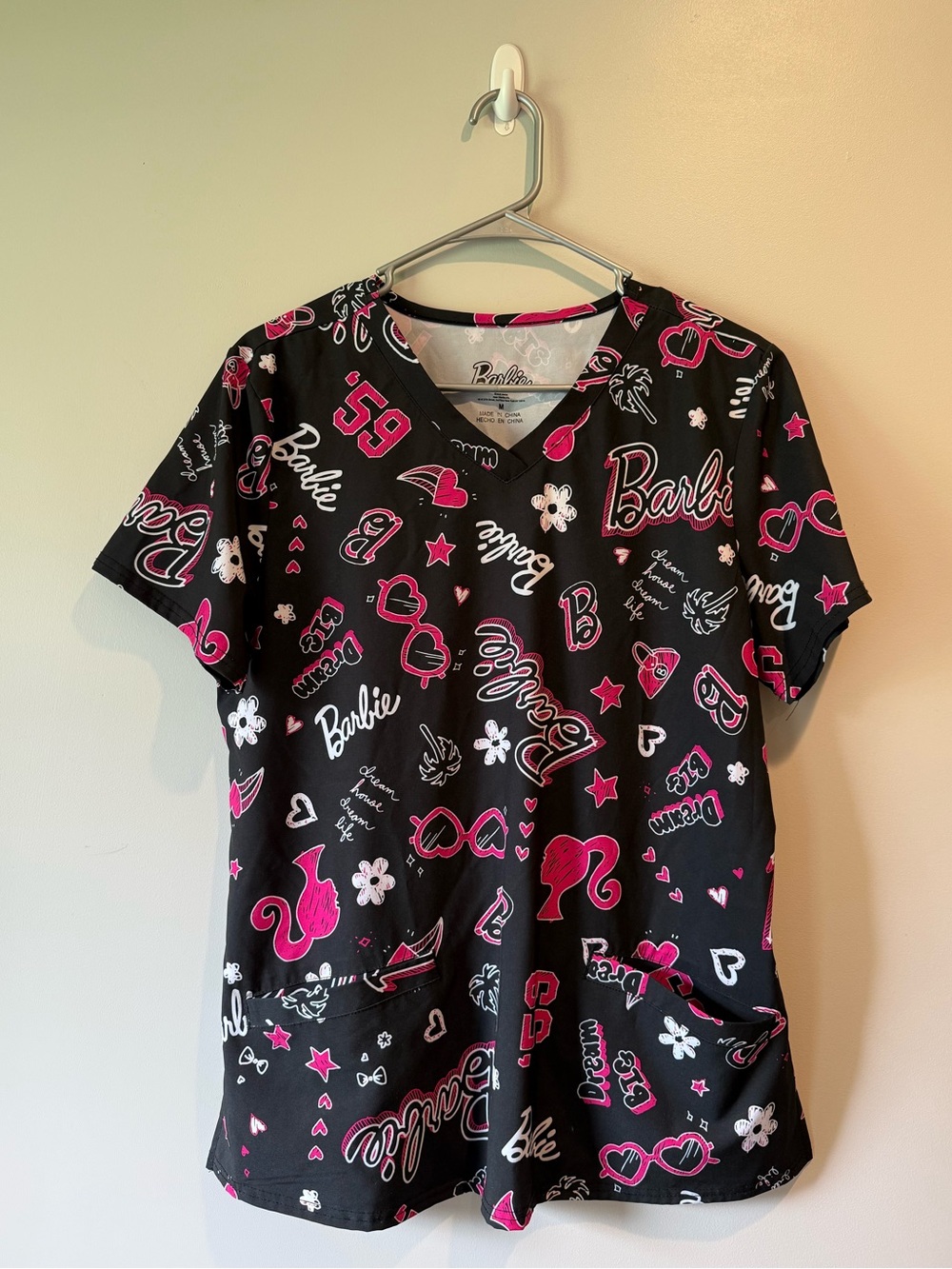 Women’s ‘Barbie’ scrub top